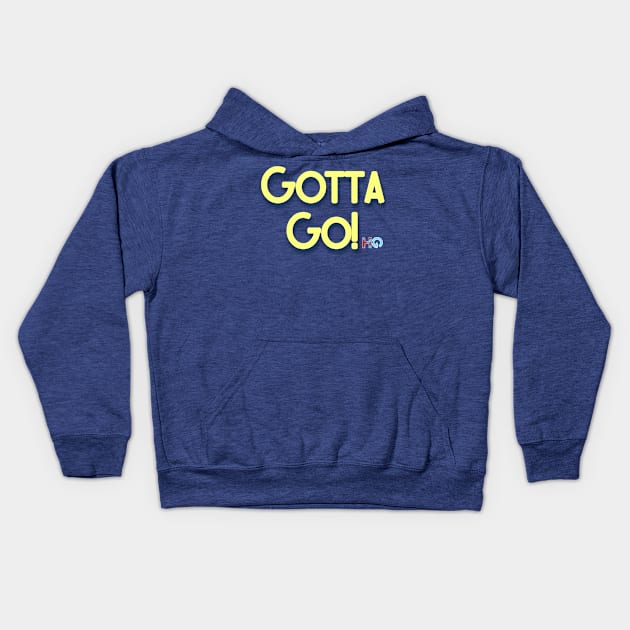 Gotta Go! : Hipster Golf Kids Hoodie by Kitta’s Shop